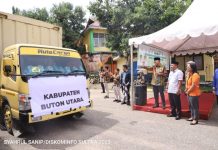 Sekda Sultra Lepas Penyaluran Bantuan Beras CPP