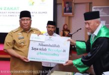 Gubernur Sultra Bayar Zakat Melalui Baznas