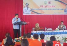 Gelar Pelatihan Penanganan Kedaruratan dan Logistik Bencana, Wali Kota Baubau Apresiasi BPBD