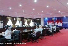 Pemprov Sultra Ikuti Rakor Pengendalian Inflasi dengan Kemendagri