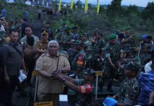 Gubernur Sultra dan Pangdam XIV/Hasanuddin Tanam Mangrove di Teluk Kendari