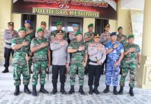 Pangdam XIV/Hasanuddin dan Kapolda Sultra Ngopi Bareng di Polresta Kendari