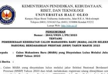 UHO Jadwalkan Pemeriksaan Kesehatan Calon Mahasiswa Baru