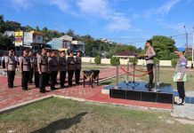 Sejumlah Kasat dan Kapolsek di Polres Baubau Berganti