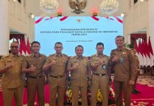 Pj Gubernur Sultra bersama Kepala Daerah se Indonesia Terima Arahan Presiden