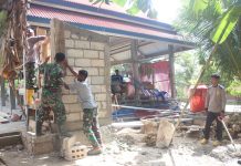 Satgas TMMD Kodim 1429/Butur Bangun MCK dan RTLH