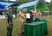 Wabup Butur Buka TMMD ke 122