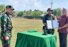 Tutup TMMD di Butur, Kasdam XIV/Hasanuddin Minta Tingkatkan Semangat Gotong Royong