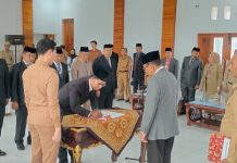 Bupati Butur Lantik 10 Pejabat Administrator