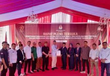 KPU Baubau Tetapkan HYF-Hamsina sebagai Wali Kota dan Wakil Wali Kota Terpilih