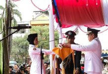 Wali Kota Baubau Pimpin Upacara HUT Proklamasi Kemerdekaan RI ke 80